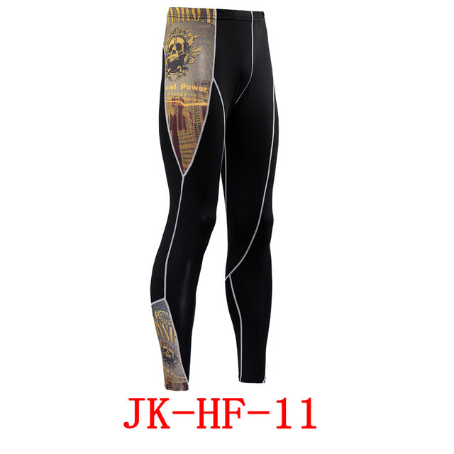 Newest 2Pcs/Set Men's Tracksuit Gym Fitness Compression Sports Suit Clothes Running Jogging Sport Wear Exercise Workout Tights