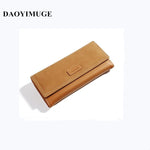 Wallet fashionable ladies' sanded leather long and large capacity wallet fashionable hand bag mobile phone bag