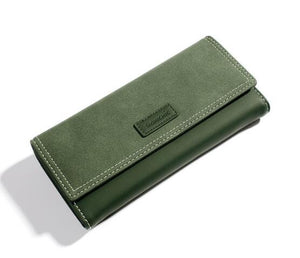 Wallet fashionable ladies' sanded leather long and large capacity wallet fashionable hand bag mobile phone bag