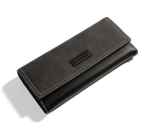 Wallet fashionable ladies' sanded leather long and large capacity wallet fashionable hand bag mobile phone bag