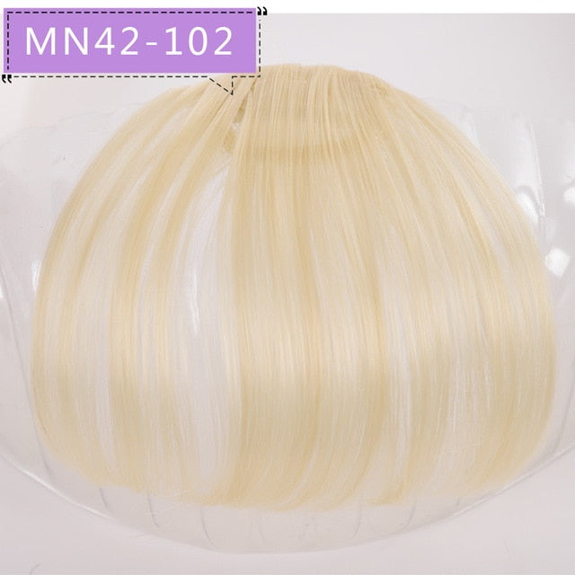 LVHAN air bangs pure bangs hair extension synthetic wig natural black light brown dark brown black high temperature fiber