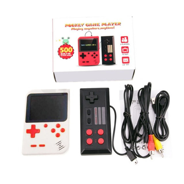 Retro Video Game Console Handheld Game Portable Pocket Game Console Mini Handheld Player for Kids Gift 500 IN 1