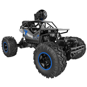 Rechargeable Rc Car With Camera 4Wd 2.4G Remote Control Off-Road Vehicle Strong Off-Road Climbing Performance Gift For Childre