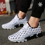 Man Running Shoes Plus Size Mesh Men Sport Shoes Lac-up Men Shoes Lightweight Comfortable Breathable Walking Sneakers 2020 New