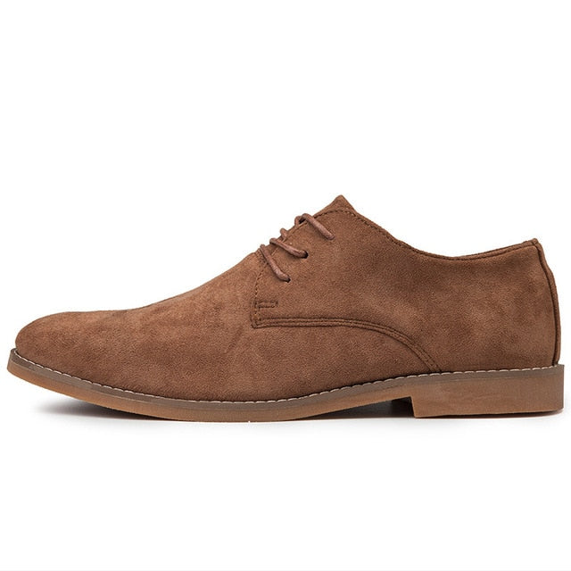 Merkmak Fashion England Trend Casual Shoes Men Flock Oxford Wedding Leather Dress Men Flats Waterproof Men Shoes Plus Siz