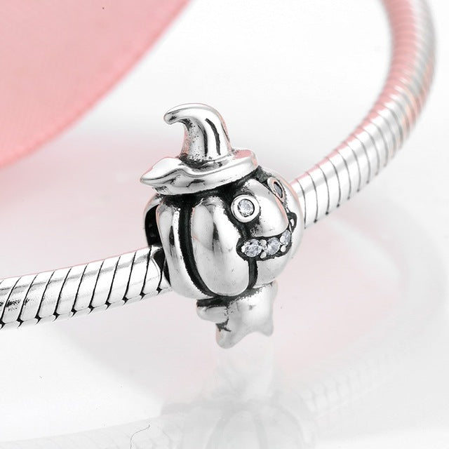 Fashion Flower Heart and Round Shape Charms Real 925 Sterling Silver Beads Fit Original Pandora Bracelet Bangles Jewelry making