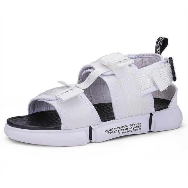 Male Comfort open-toed Sport sandals gladiator wedge Platform shoes outdoor summer Beach shoes tourism Sports shoe