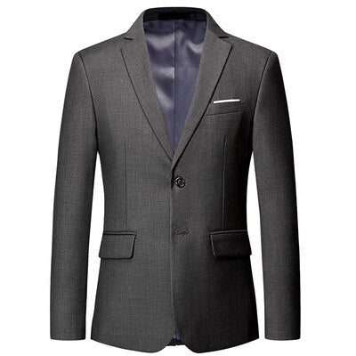 2020 New Luxury Classic RED BLACK Men'S Casual Blazers Autumn Spring Fashion Brand Loose Long Suit