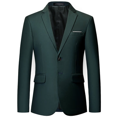 2020 New Luxury Classic RED BLACK Men'S Casual Blazers Autumn Spring Fashion Brand Loose Long Suit