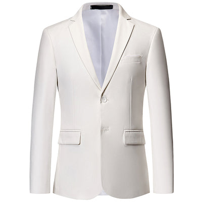 2020 New Luxury Classic RED BLACK Men'S Casual Blazers Autumn Spring Fashion Brand Loose Long Suit
