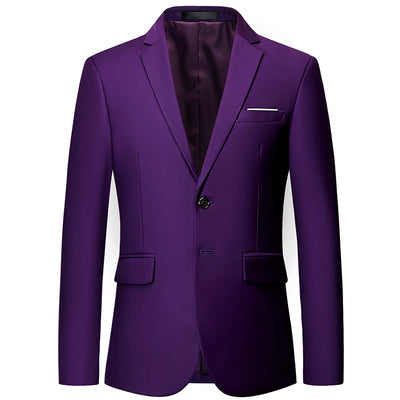 2020 New Luxury Classic RED BLACK Men'S Casual Blazers Autumn Spring Fashion Brand Loose Long Suit
