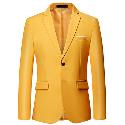 2020 New Luxury Classic RED BLACK Men'S Casual Blazers Autumn Spring Fashion Brand Loose Long Suit