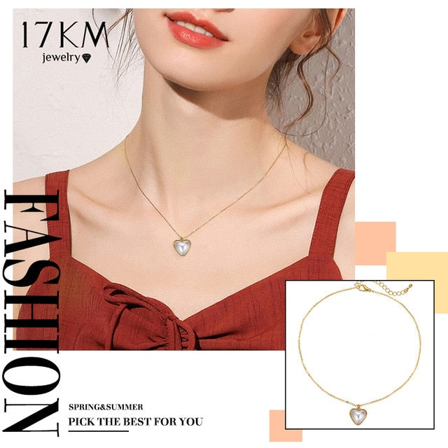 Elegant Flower Pearl Choker Necklaces For Women Gold Coin Bow Knot Pendant Necklace Long Chain Jewelry Party Gifts