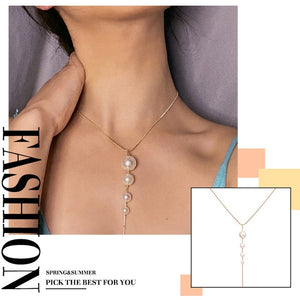 Elegant Flower Pearl Choker Necklaces For Women Gold Coin Bow Knot Pendant Necklace Long Chain Jewelry Party Gifts