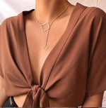 Elegant Flower Pearl Choker Necklaces For Women Gold Coin Bow Knot Pendant Necklace Long Chain Jewelry Party Gifts