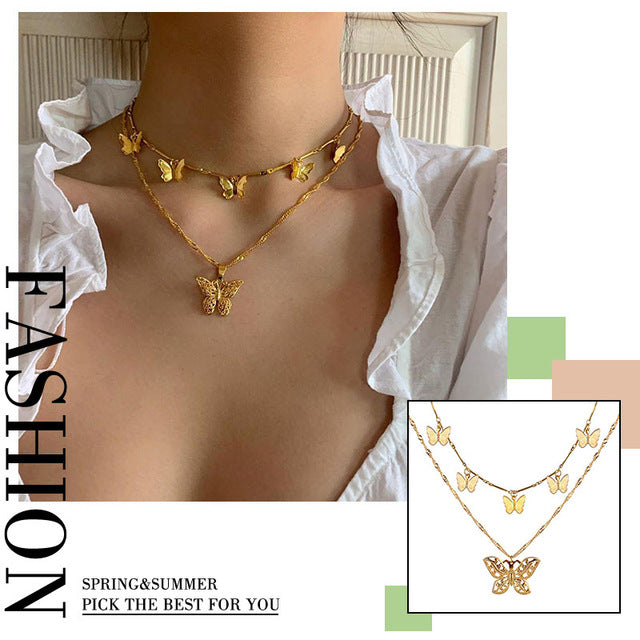 VKME 2017 Women's Fashion Jewelry Colar 1pc European Simple Gold Silver Plated Multi Layers Bar Coin Necklace Clavicle Chains