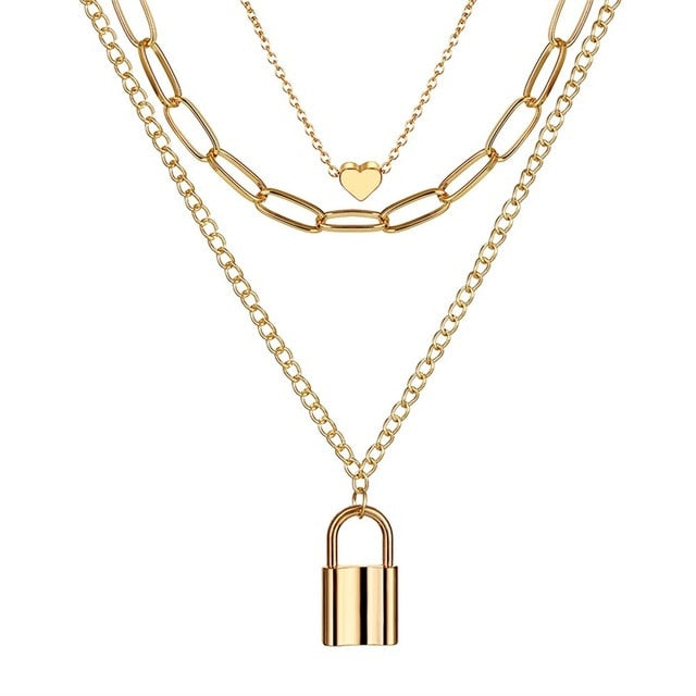 VKME 2017 Women's Fashion Jewelry Colar 1pc European Simple Gold Silver Plated Multi Layers Bar Coin Necklace Clavicle Chains