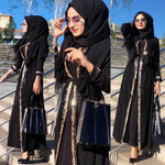 Ramadan Eid Mubarek Dubai Abaya Kimono Cardigan Hijab Muslim Dress Women Kaftan Islamic Clothing Robe Longue Femme Ete Musulmane