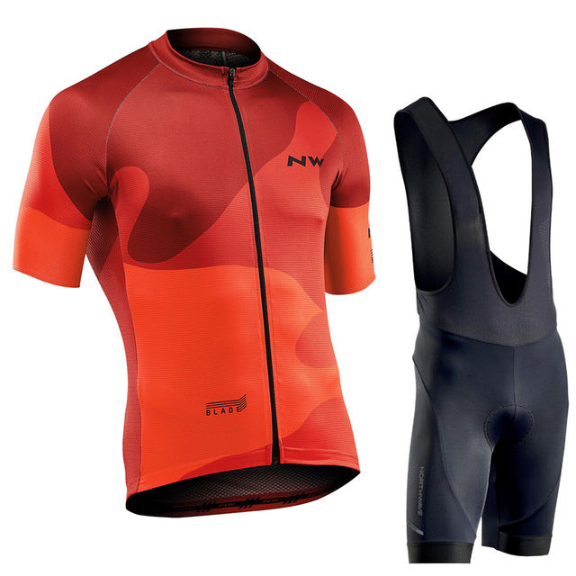 Northwave 2019 Men Cycling Jersey Summer Short Sleeve Set Maillot bib shorts Bicycle Clothes Sportwear Shirt Clothing Suit NW