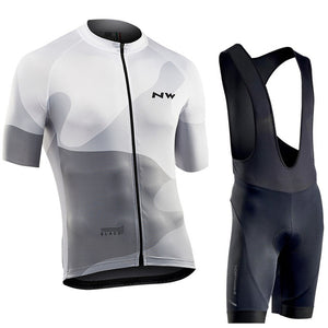 Northwave 2019 Men Cycling Jersey Summer Short Sleeve Set Maillot bib shorts Bicycle Clothes Sportwear Shirt Clothing Suit NW