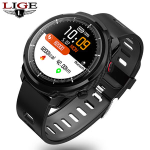 IP67 waterproof sports mode Bluetooth smart watch Men women Pedometer Heart rate monitor Blood pressure tracking Fitness watch