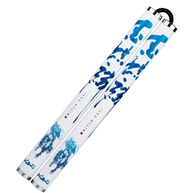 Kung Fu Nunchaku Performance Two in one Safety Martial Arts Products,Spring, Automatic Rebound
