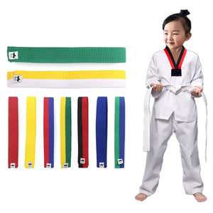 250*4cm Professional Karate Waistband Judo Martial Taekwondo Belt Double Wrap Martial Arts Stripe Sports Belt