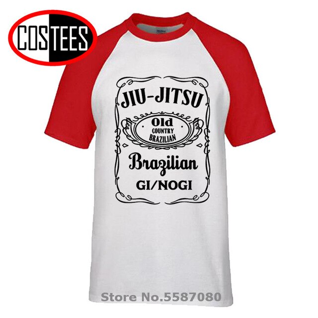 Parody BJJ Brazilian Jiu Jitsu Gi NoGi black Version T shirt homme Funny Letter printed Jiu Jitsu T-shirt Karate teeshirt hombre