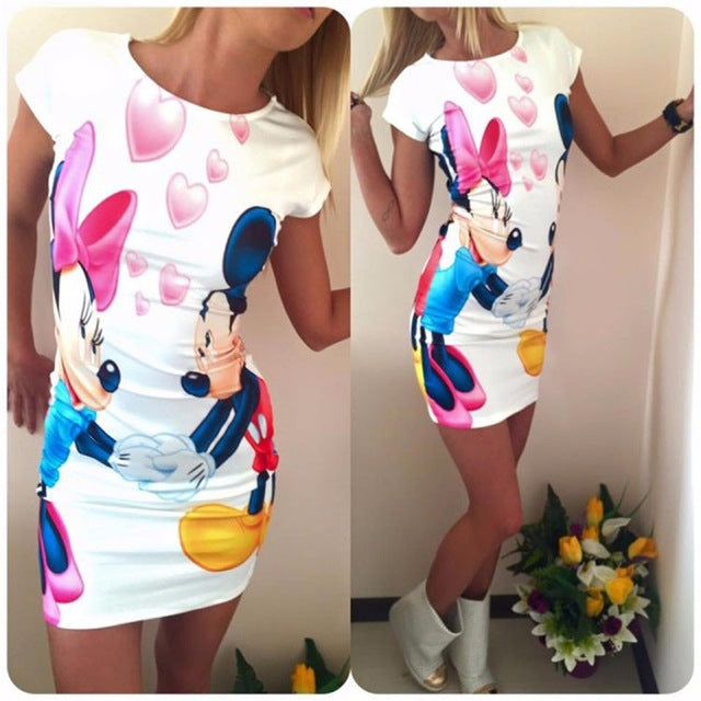 New Arrival 2019 Summer Dresses Sexy Slim Bodycon Pencil Mini Party Dresses Women Short Sleeve Letter Butterfly 3D Printed Dress