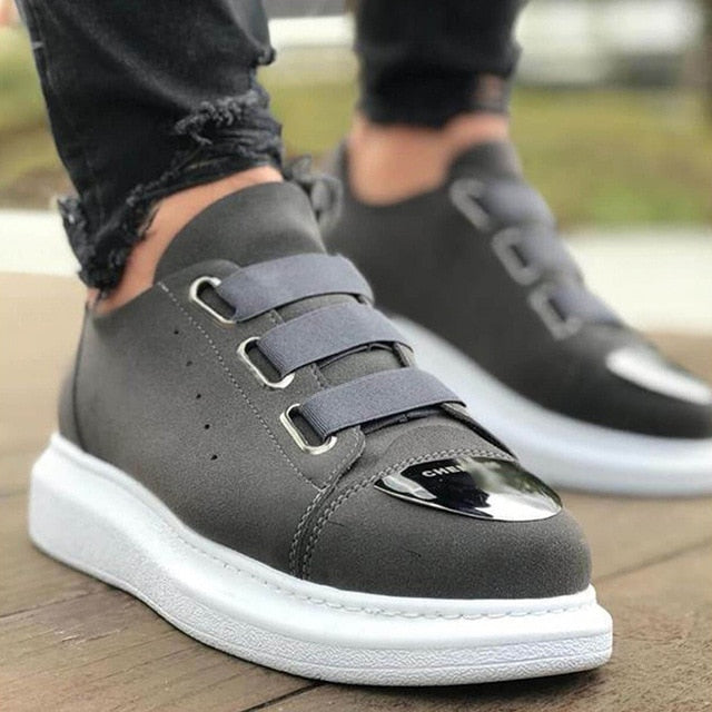 Chekich Sneakers For Men Sneakers Comfortable Flexible Fashion Leather Wedding Orthopedic Walking Shoe Sport Shoes For Men Comfort Unisex Lightweight Lightweight Casual Running Shoes Breathable Zapatos Hombre CH251