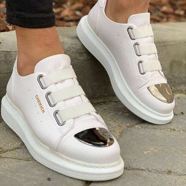 Chekich Sneakers For Men Sneakers Comfortable Flexible Fashion Leather Wedding Orthopedic Walking Shoe Sport Shoes For Men Comfort Unisex Lightweight Lightweight Casual Running Shoes Breathable Zapatos Hombre CH251