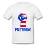 Puerto Rico Strong Customized 3D Printing Men's Summer Short Sleeve T-Shirts