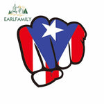 EARLFAMILY 13cm x 8.5cm for Puerto Rico Flag Car Stickers VAN DIY Fine Decal Vinyl JDM Bumper Trunk Truck Graphics Accessories