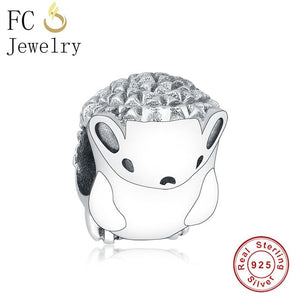 FC Jewelry Fit Original Pandora Charm Bracelet 100% 925 Silver Leaf Micro Pave Pink Purple Zircon Bead Making Reflexion Berloque