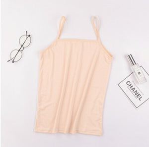 2020 Summer Color Small Camisole Base Shirt Spaghetti Vest tops women topy damskie Breathable Crew Neck Sexy Vest sling Women's