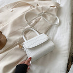Crocodile patent mini Crossbody Bags For Women 2020 Small Handbag Small Bag PU Leather Hand Bag Ladies Designer Evening Bags