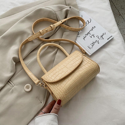 Crocodile patent mini Crossbody Bags For Women 2020 Small Handbag Small Bag PU Leather Hand Bag Ladies Designer Evening Bags