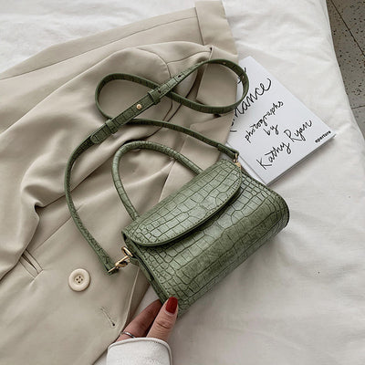 Crocodile patent mini Crossbody Bags For Women 2020 Small Handbag Small Bag PU Leather Hand Bag Ladies Designer Evening Bags