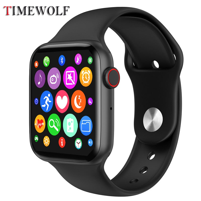 2020 Timewolf Smart Watches Android Watch IP68 Waterproof Smartwatch Home Sport Smart Watch for Android Phone Apple Iphone