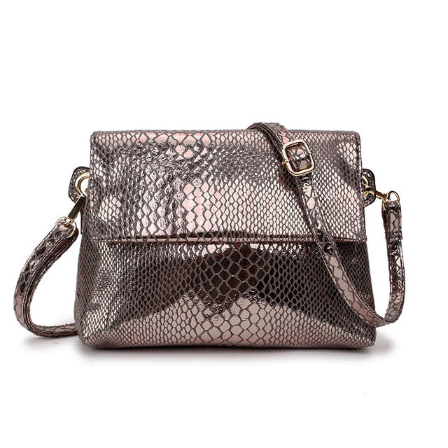 New Serpentine Women Messenger Bag Ladies Small Hand Shoulder Bag Female Crossbody Bags for Women 2020 Gold Pink Mini Handbags