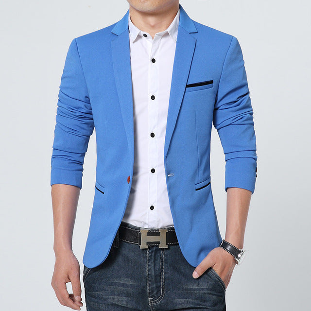 Men Blazer Brand New Luxury Business Casual Suit Men Blazers Set Formal Wedding Dress Beautiful Design Male Suit