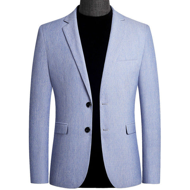 Riinr Brand Spring Autumn Men blazer Fashion Slim Suit jacket Men Business Casual Clothing High Quality Men's Suit Male M-4XL