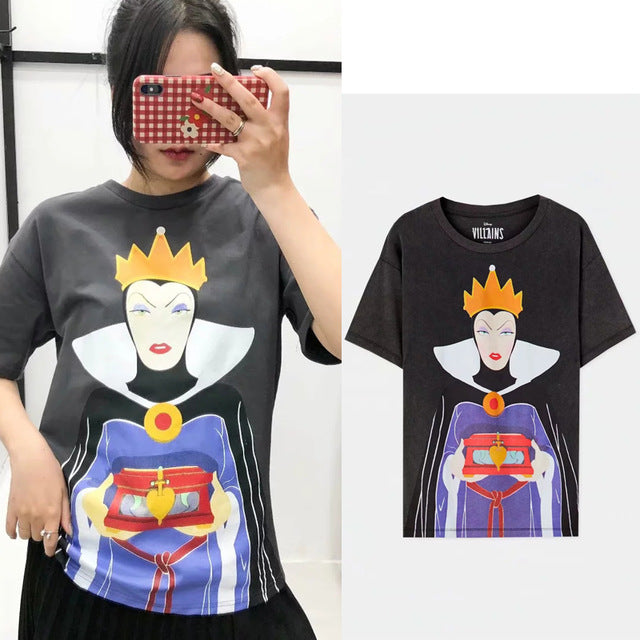 T Shirt O-neck Women Clothing Print classic The Lion King Regular tops Graphic Shirt Streetwear Cotton Tee 2020 fashion cartoon
