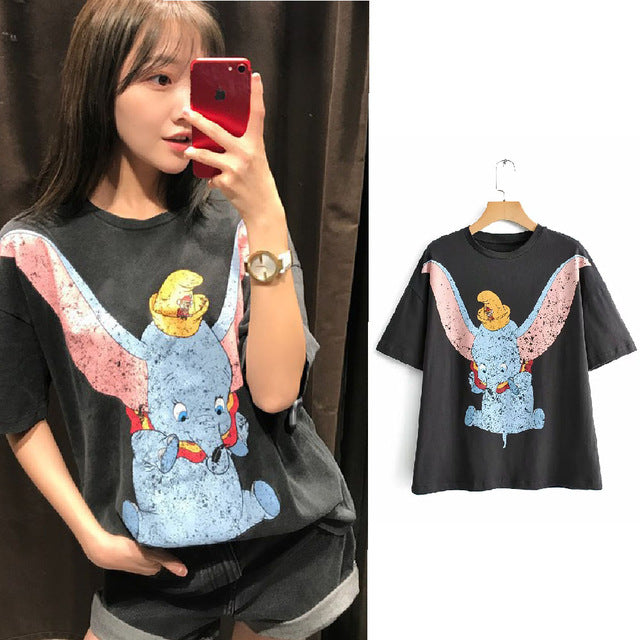 T Shirt O-neck Women Clothing Print classic The Lion King Regular tops Graphic Shirt Streetwear Cotton Tee 2020 fashion cartoon