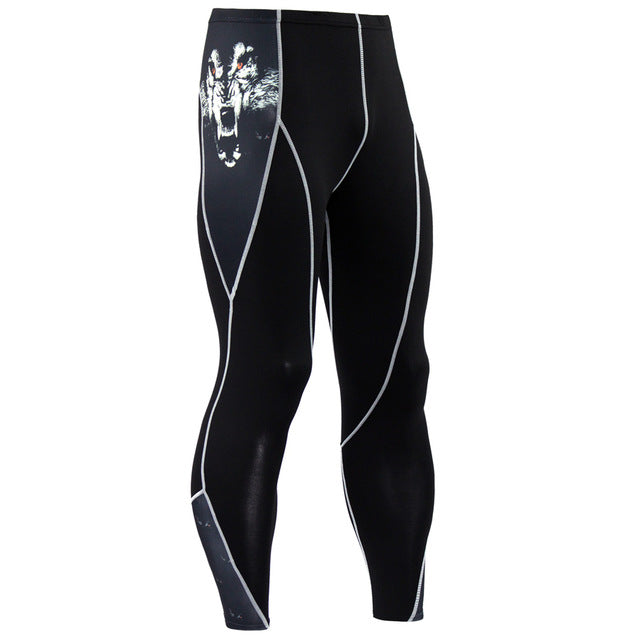 Plus Size 2pcs/set Mens Tracksuit Sport Suit Gym Fitness Compression Clothing Running Jogging Sport Wear Exercise Workout Tights