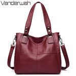 Leather Luxury Handbags Women Bags Designer Handbags Ladies Shoulder Hand Bags For Women 2019 Large Casual Tote Sac Bolsa Femini