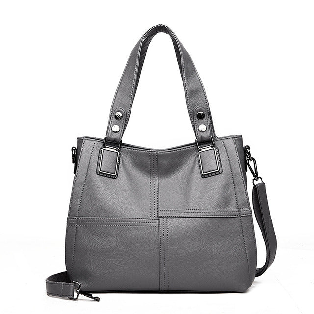Leather Luxury Handbags Women Bags Designer Handbags Ladies Shoulder Hand Bags For Women 2019 Large Casual Tote Sac Bolsa Femini