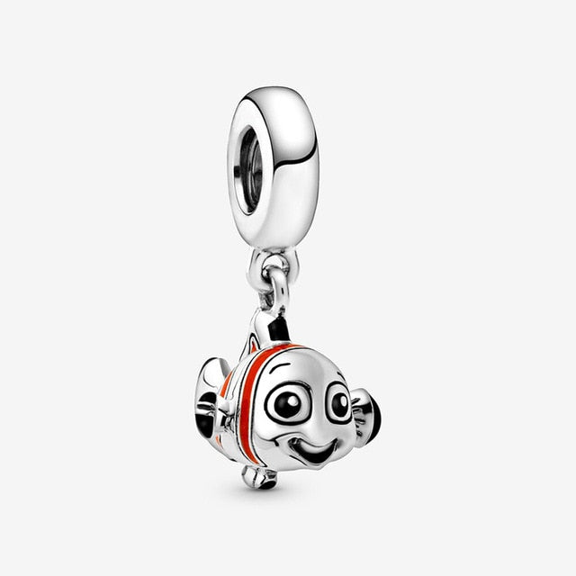 Fashion New 925 Sterling Silver Beads Lilo & Stitch Aristocats Charms fit Original Pandora Bracelets Women DIY Jewelry