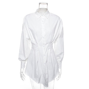 2020 autumn new Fashion Women Blouse Shirt Dress Casual Long Sleeve Lapel Blouse Tops Office Lady Elegant Shirts Female Blusas