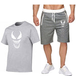 venom 2 Pcs/Set Men's Tracksuit Sports Suit Gym Fitness Compression Clothes Running Jogging Sport Wear Exercise Workout Set